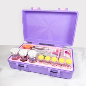 Organizer Case for Peptides, Travel Friendly Injection Organizer