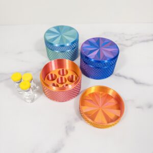 3mL Peptide Vial Container Storage, Hard Case for Freezer