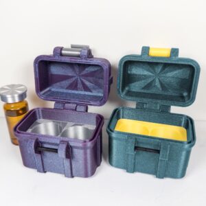 10ml Peptide Vial Case, Holds 2 vials