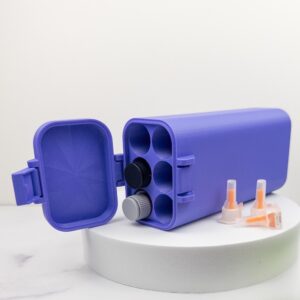 Injection Pen Organizer Case, Compact Travel Storage (2-9 Slots)