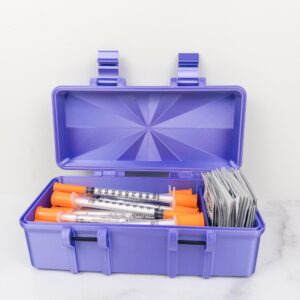 Syringe and Wipe Storage Case