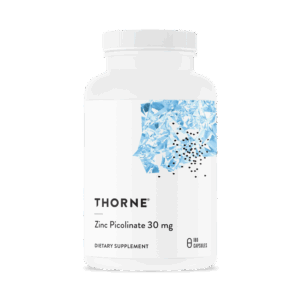 Thorne Zinc Picolinate 30 mg - 180 Servings