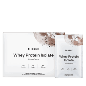 Thorne Whey Protein Isolate - Travel Packs - Chocolate