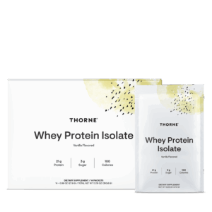 Thorne Whey Protein Isolate - Travel Packs - Vanilla